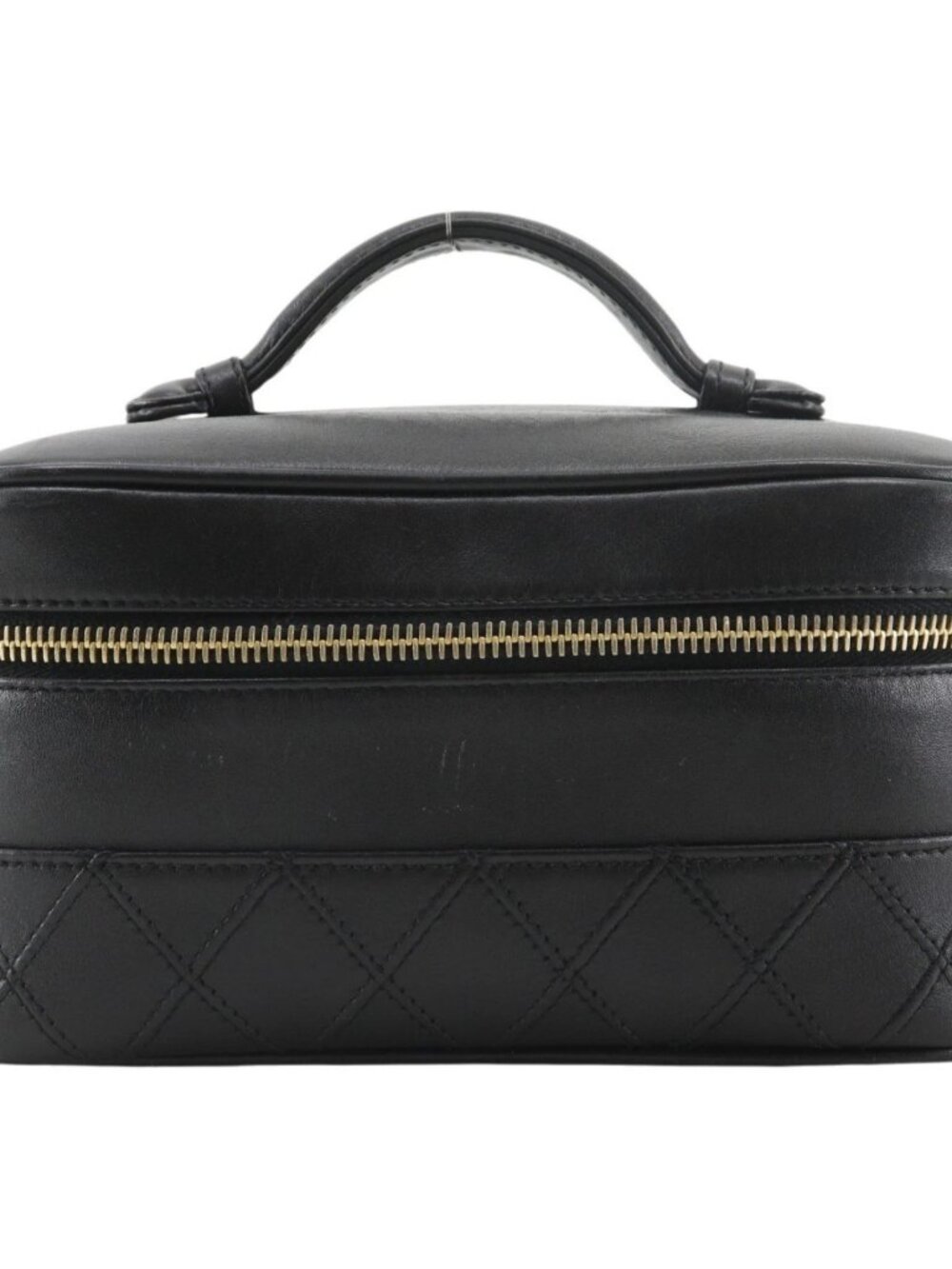 CHANEL Bicolole Vanity Pouch black Calfskin Women